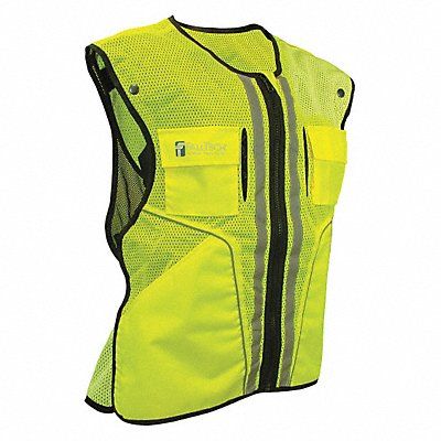 H6664 Construction Safety Vest Lime L/XL