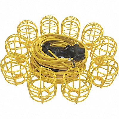 Light String Temporary 10 Cages 100 ft.