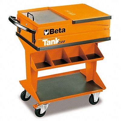 Orange Light Duty Tool Utility Cart