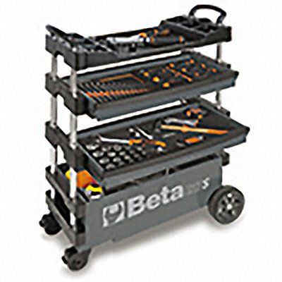Red Light Duty Tool Utility Cart