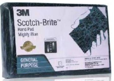 3M Mighty blue Hand Pad Abrasives (Length 9 Inch)