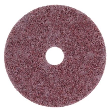 3M Grit-80 Red Fleece Velour-Backed Abrasive Discs 566902