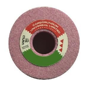 Carborundum RAA 60 Grit Pink Dish Wheels 100 mm x 13 mm x 19.05 mm