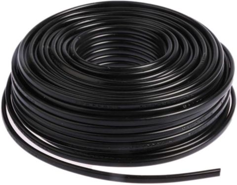 Havells WHSFDSKB2X50 Type-D PVC Insulated Industrial Cable Two Core 0.5 Sq. mm 100 mtr - Black