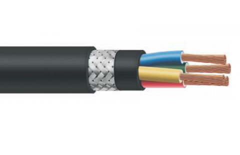 Polycab 50 sq.mm. 4 Core Unarmoured Industrial Braided Cable Length 100 m