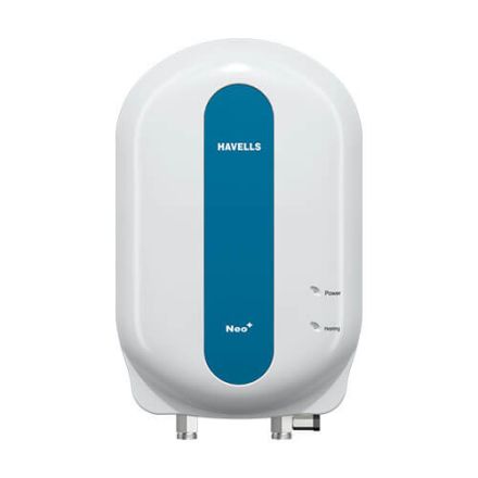 Havells Neo Plus 1 Ltr 4.5 KW Water Heater White Blue GHWENFPWB001
