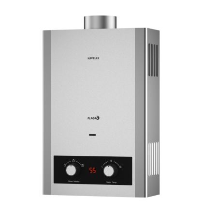 Havells Flagro 6 Ltr 1.2 KW Water Heater Silver GHWZFLSSI006