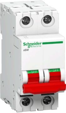 Schneider A9S2P080 240/415 V Double Pole Isolator