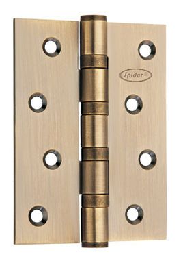 Spider Ball Bearing Door Hinges 4 Inch DH4325AB Pack of 2 Pcs With Screw