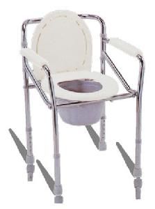 Wellton Healthcare Foldable Commode Chair WH1233