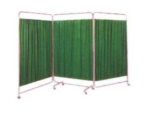 Wellton Healthcare 3 Pannel Bed Side Screen Green WH-125