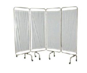 Wellton Healthcare 4 Pannel Bed Side Screen White WH-126