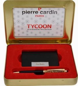Pierre Cardin Tycoon Set Ball Pen and Card Holder Gift Set