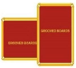 Asian 600 x 900 mm Red Color Grooved Board