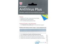 McAfee McAfee Anti Virus Plus 1 PC 1 Year Anti Virus/BXMAV1YRENG-INTEL