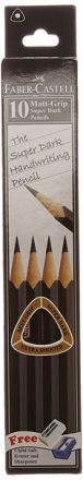 Faber Castell Matte Black Extra Dark Pencil