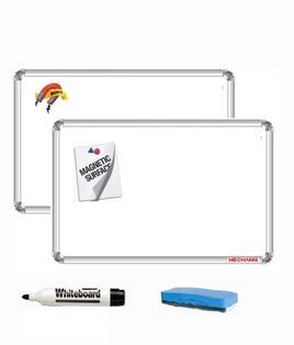 Nechams 4'x3' White Board Magnetic Ultra Series XWBMG43UFPK2