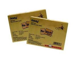 Oddy '1.5 X 2' Self Stick Repositionable Note Pad 100 Sheets (Set of 20 Pads)