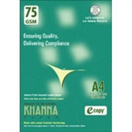 Khanna Copier Paper A4 Size 500 Sheet Paper Quality 75 Gsm