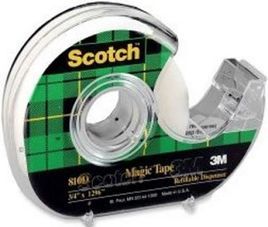 3M Scotch 19 mm 7.6 Mtr Magic Tape Dispenser