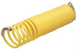 Techno 6 mm Diameter 10 M Length PU Coil Tube - Yellow