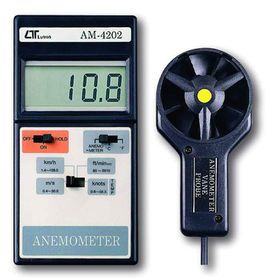 Lutron AM-4202 Digital Anemometer With Temperature Measurement Sensor