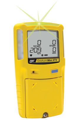 Honeywell MaxXT II Gas Alert Detector H2S 0-200 ppm
