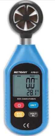 Metravi AVM-01 Digital Thermo-Anemometer 0 - 30m/s