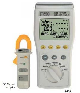 Meco 6390 Tester with DC Current Adaptor Battery Power 0 to 1200 Ah