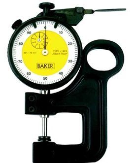 Baker 5 mm Dial Thickness Gage K130/7, 0.002 mm