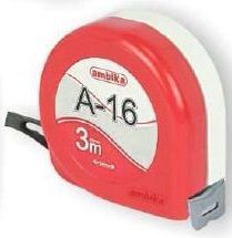 Ambika 3 m Steel Measuring Tape Without Clip & Sling A-16