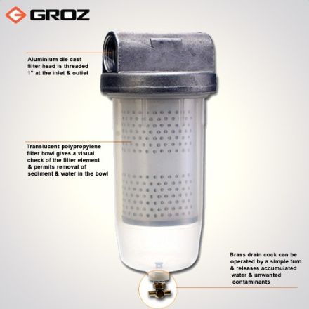 Groz 10 MICRONS High Flow 10 Micron Fuel Filter FF/FFL/10_le_fe_001