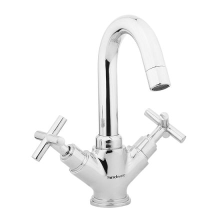 Hindware Axxis Centre Hole Basin Mixer without Popup Waste System F120009CP