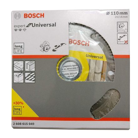 Bosch Diamond Cutting Disc Expert for Universal 110 x 20/16 x 10 mm Segment