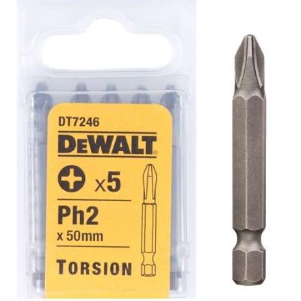 Dewalt DT7246-QZ Torsion Screwdriver Bit Set 5 Pcs. (50 mm)
