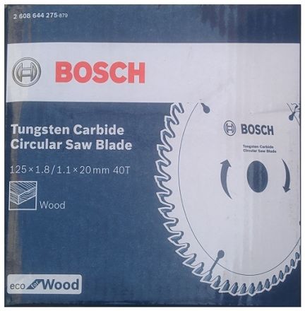 Bosch 5 Inch Tungsten Carbide Circular Saw Blade for Wood 2608644275