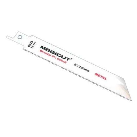 Magicut Metal Cutting 9 x 3/4 x 0.035 Inch Bimetal 8% Cobalt Reciprocating Saw Blades R9343518T10
